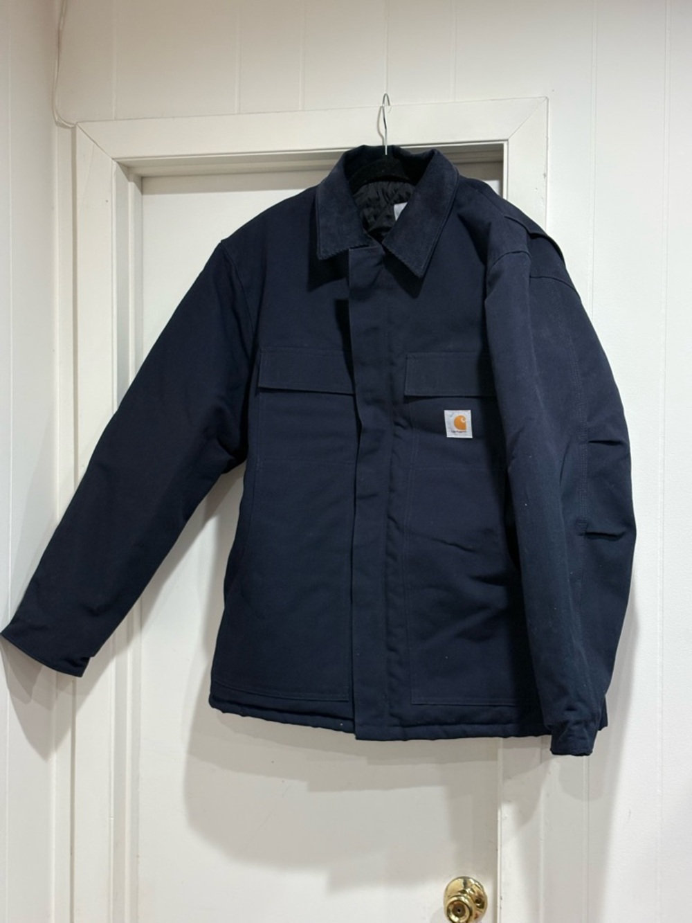 Carhartt Dark Navy Quilted Work Jacket